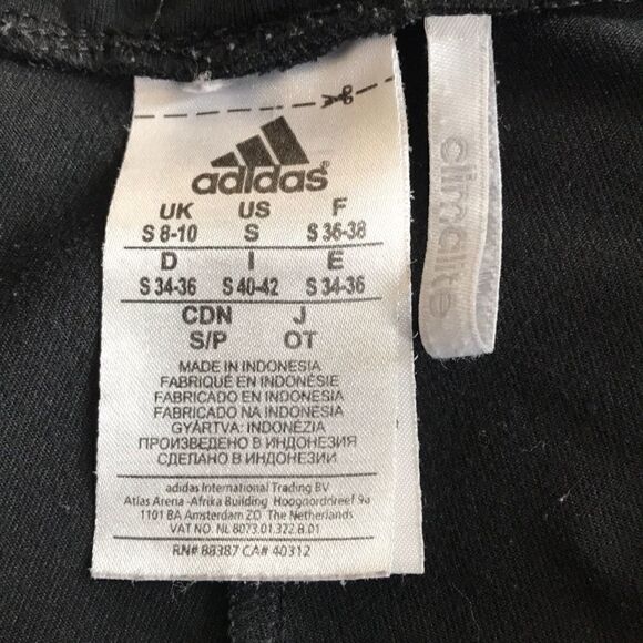 Adidas wide leg cropped Climalite leggings small - Picture 3 of 4